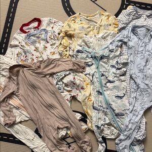 Bundle of 9 PC Bamboo onesies size 3-12M